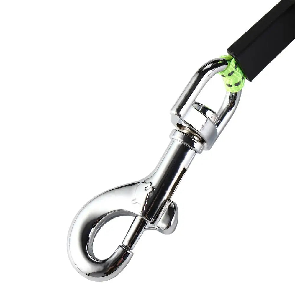 With Lights Double Dog Walking Leash Reflective Adjustable Dual Retractable Rotation Rope 360